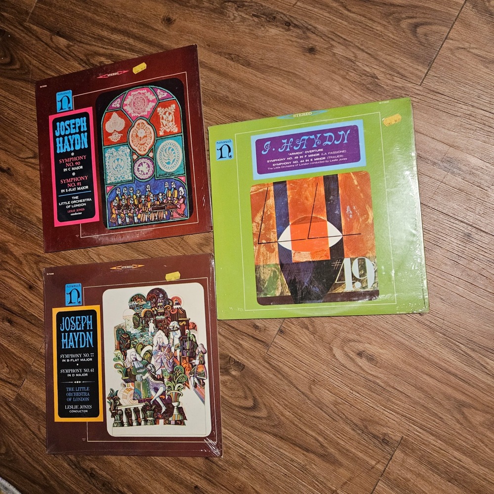 Lot of 3 Joseph Haydn, The Little Orchestra Of London, Vinyl Classical Sealed